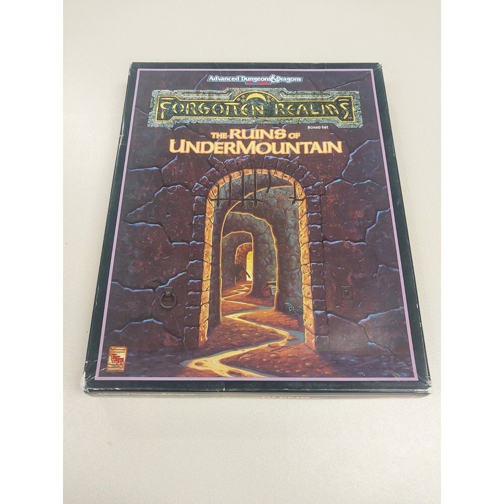 AD&D Forgotten Realms: The Ruins of Undermountain Boxed Set TSR 1060 Comp. READ